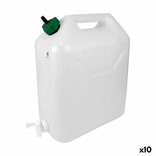 Vattenbehållare med kran EDA 29 x 15 x 35 cm (10 antal) finns hos Aktivcamping