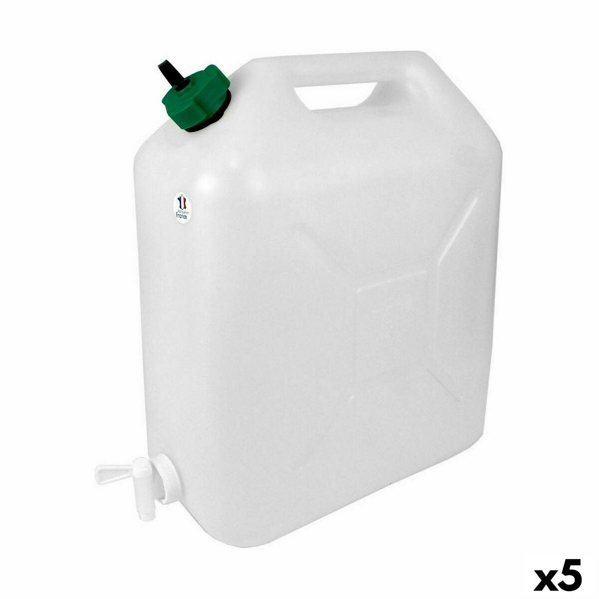 Vattendunk med kran EDA Extra stark 20 L 36 x 17 x 44 cm (5 antal) - finns hos Aktivcamping