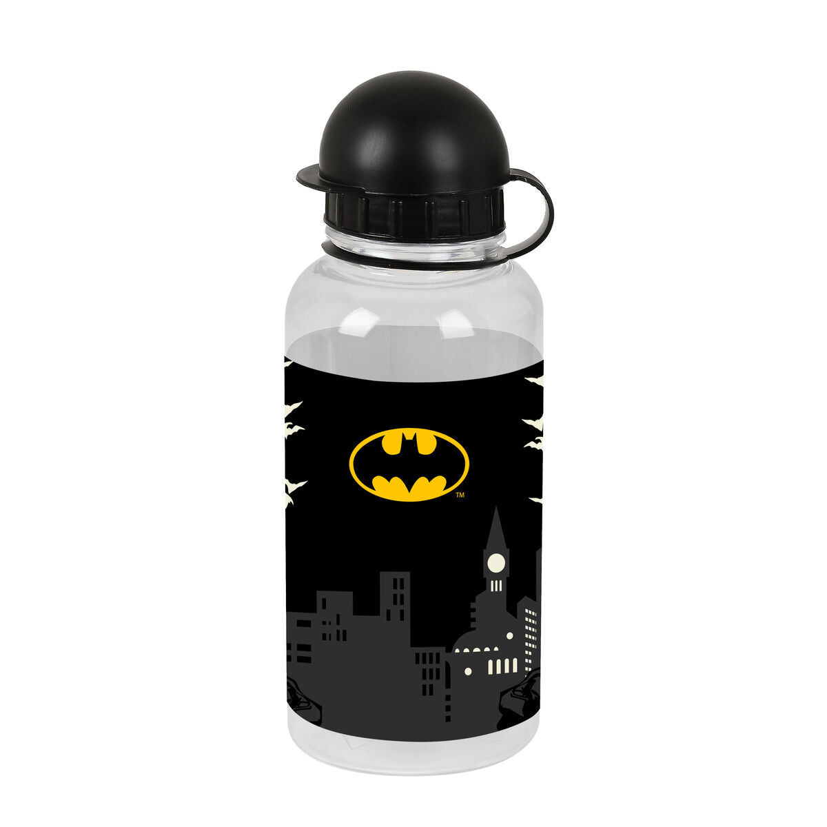 Vattenflaska Batman Hero Svart PVC 500 ml - finns hos Aktivcamping