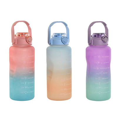 Vattenflaska Home ESPRIT Blå Rosa Turkos Lila polypropen PET 2 L (3 antal) finns hos Aktivcamping