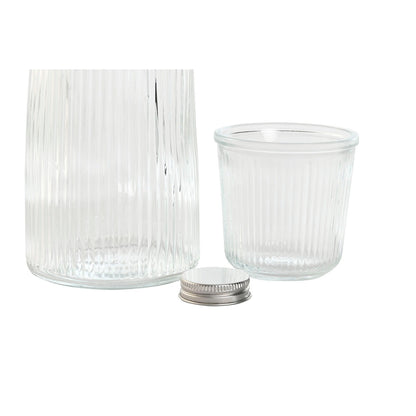 Vattenflaska Home ESPRIT Transparent Glas 240 ml 1 L - finns hos Aktivcamping