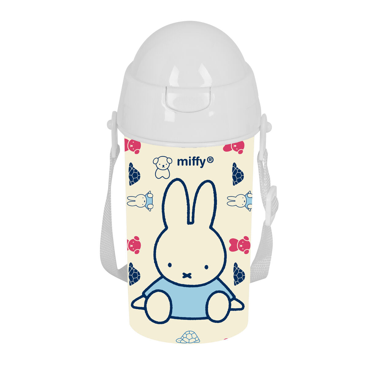 Vattenflaska Miffy Buddy Beige PVC 500 ml finns hos Aktivcamping
