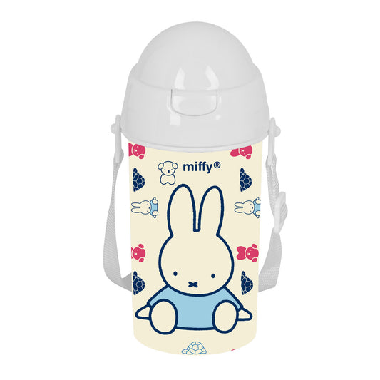 Vattenflaska Miffy Buddy Beige PVC 500 ml - finns hos aktivcamping.se