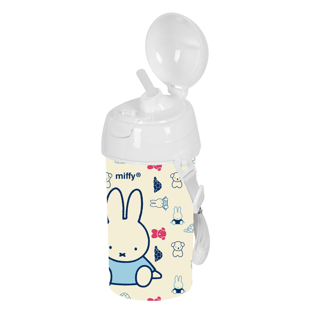 Vattenflaska Miffy Buddy Beige PVC 500 ml finns hos Aktivcamping