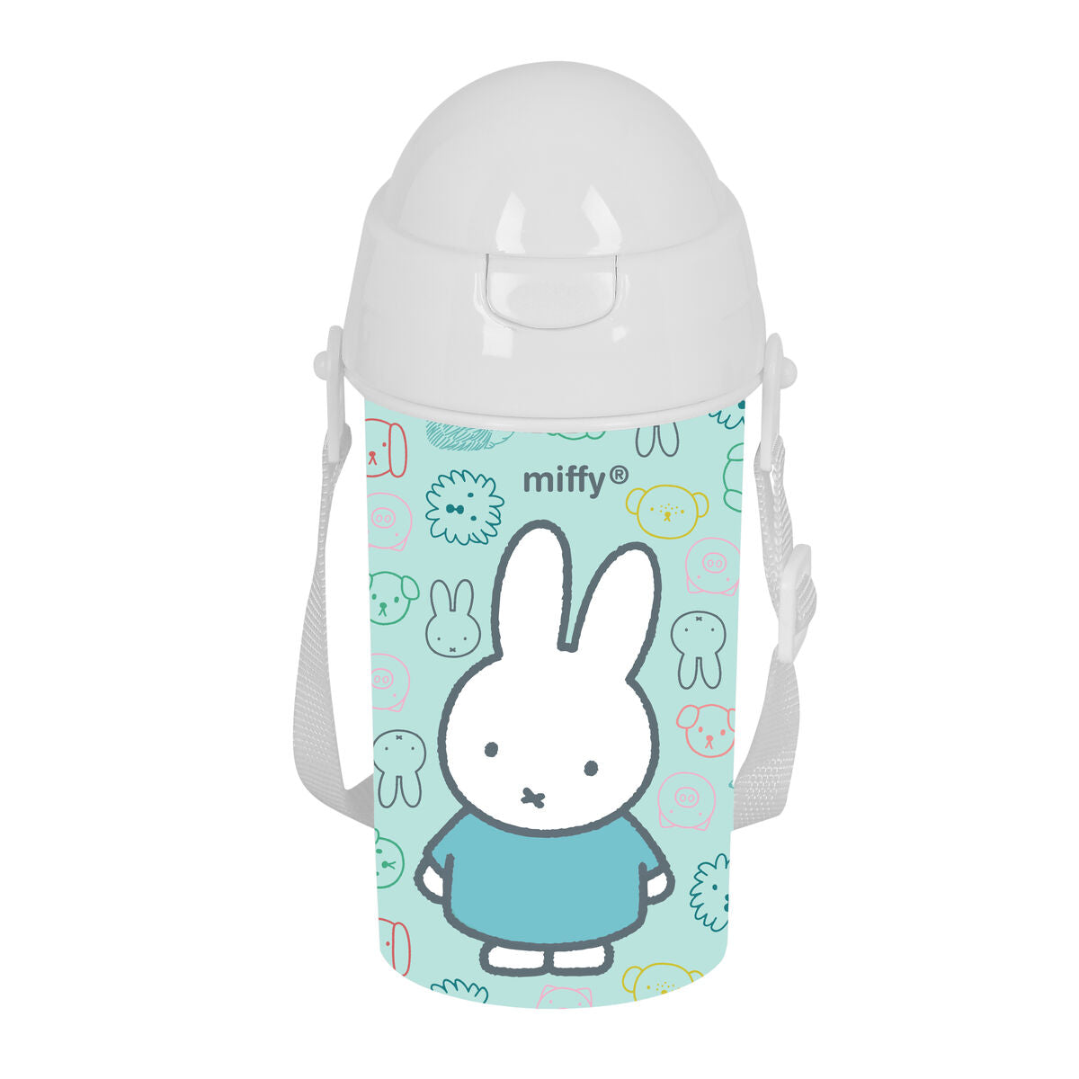 Vattenflaska Miffy Friends Blå PVC 500 ml finns hos Aktivcamping