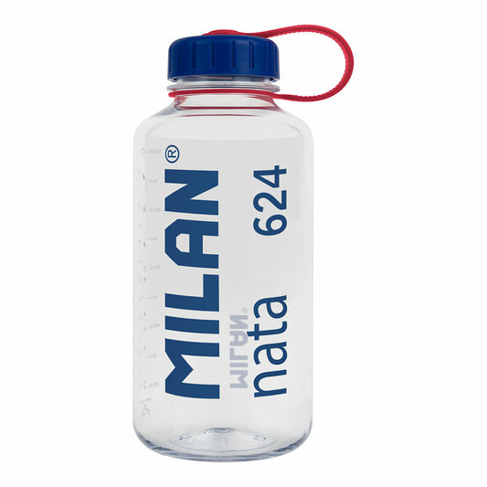 Vattenflaska Milan 1 L Transparent Plast finns hos Aktivcamping