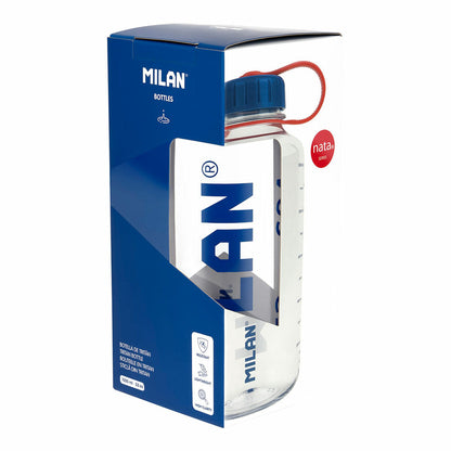 Vattenflaska Milan 1 L Transparent Plast finns hos Aktivcamping