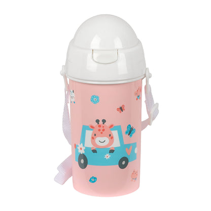 Vattenflaska Safta Jirafa Korall PVC 500 ml finns hos Aktivcamping