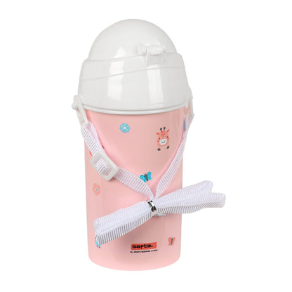 Vattenflaska Safta Jirafa Korall PVC 500 ml finns hos Aktivcamping