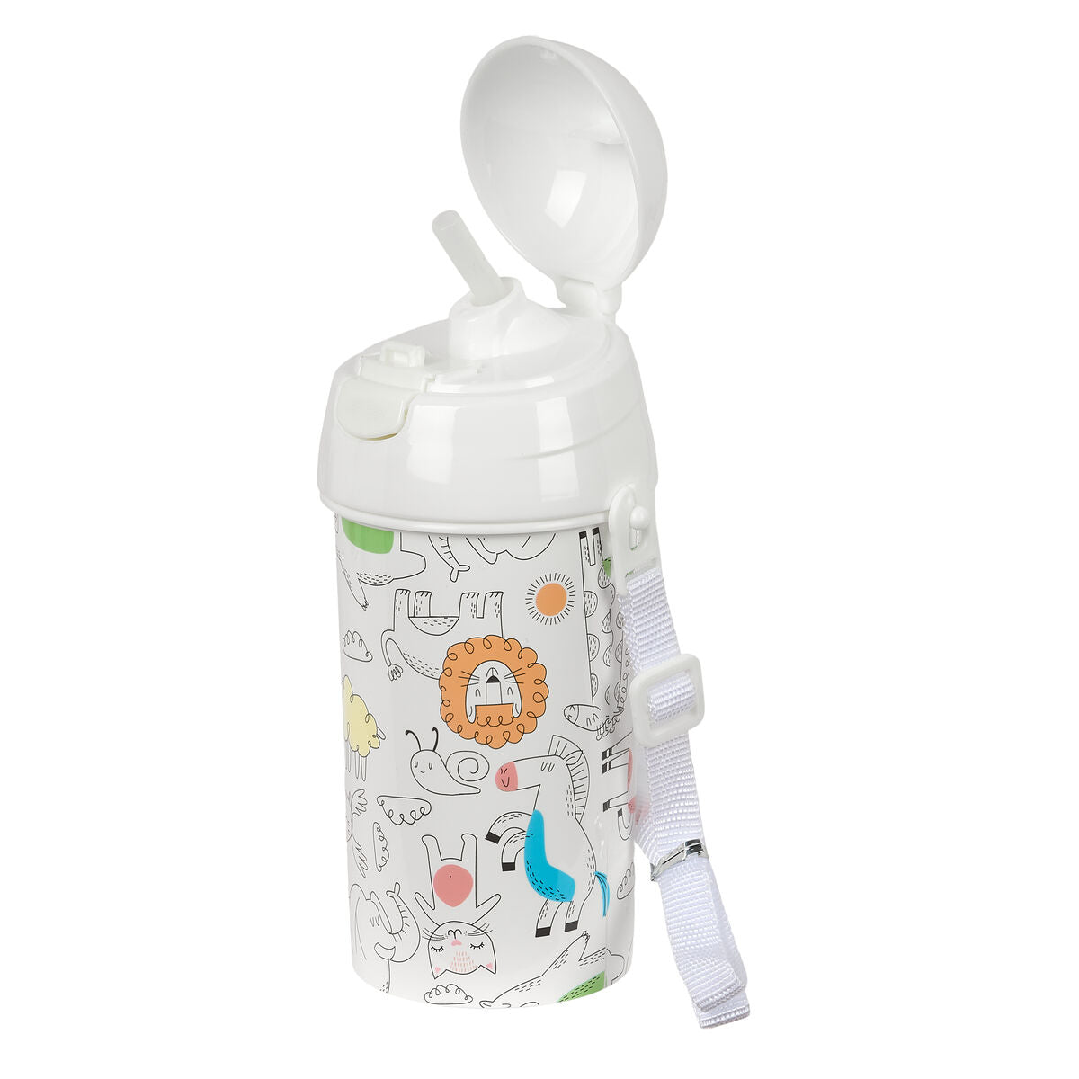 Vattenflaska Safta Zoo Beige PVC 500 ml finns hos Aktivcamping
