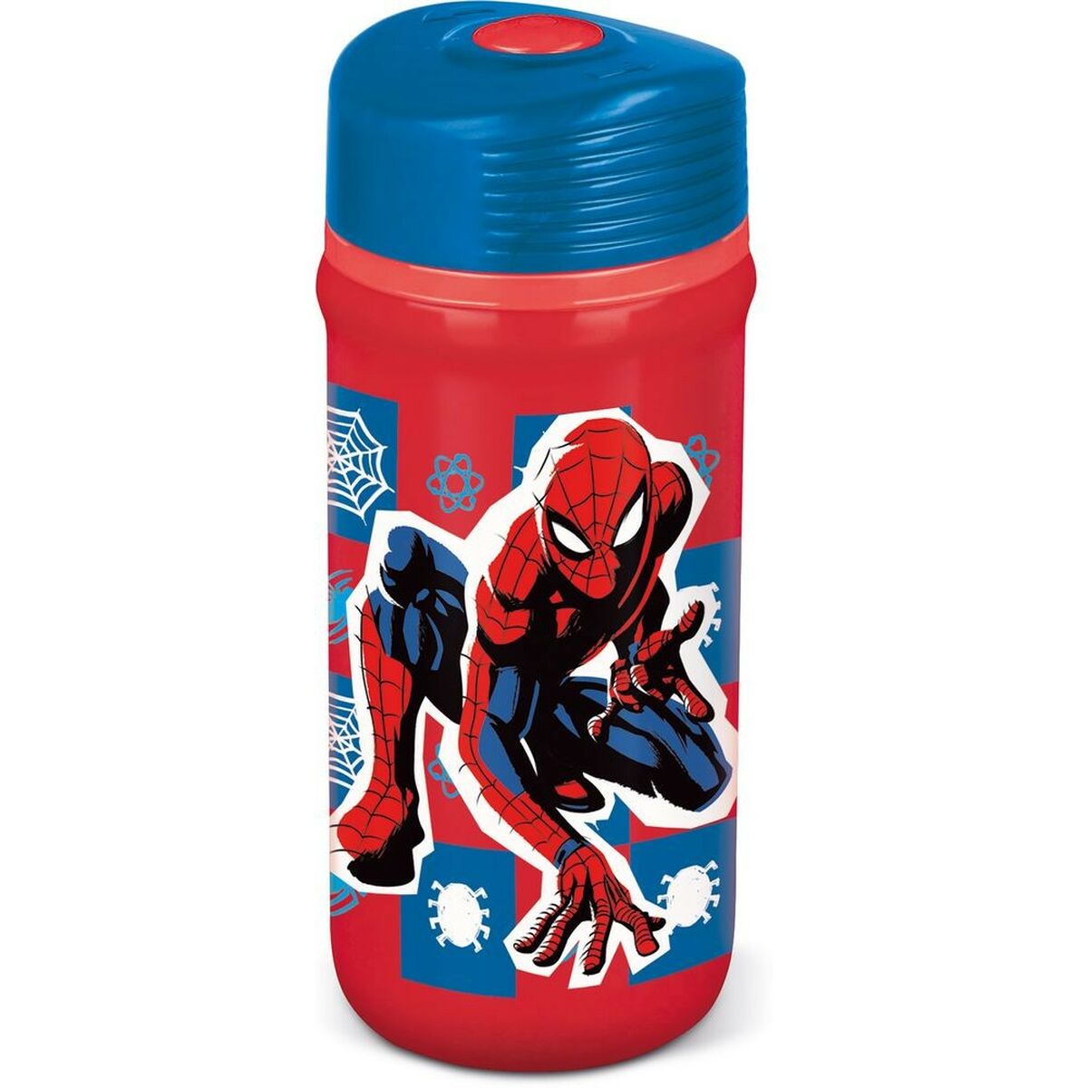 Vattenflaska Spider-Man CZ11324 390 ml Blå Röd finns hos Aktivcamping