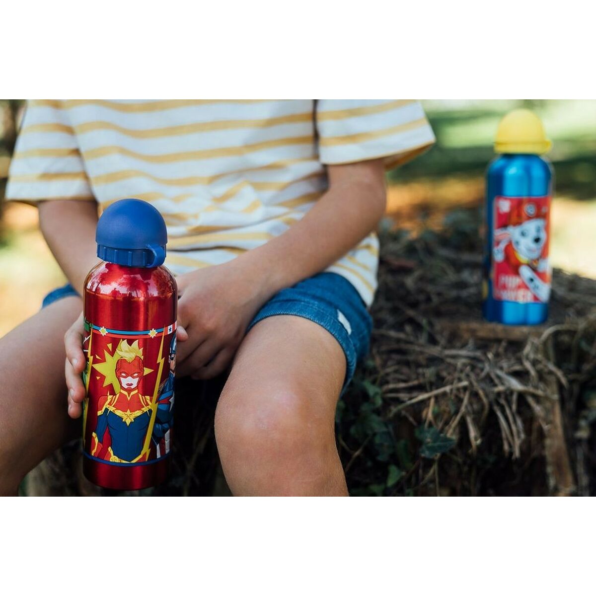 Vattenflaska The Avengers CZ11259 Röd 530 ml Aluminium finns hos Aktivcamping