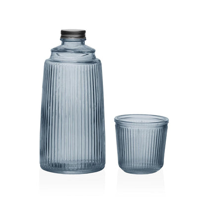 Vattenflaska Versa Blå Glas Aluminium 10,3 x 26 x 10,3 cm - finns hos Aktivcamping