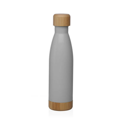 Vattenflaska Versa Grå Stål 500 ml 7 x 27 x 7 cm finns hos Aktivcamping