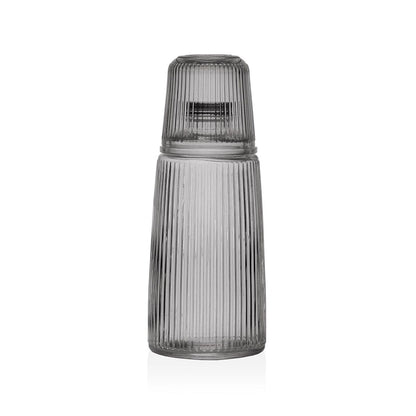 Vattenflaska Versa Svart Glas Aluminium 10,3 x 26 x 10,3 cm finns hos Aktivcamping