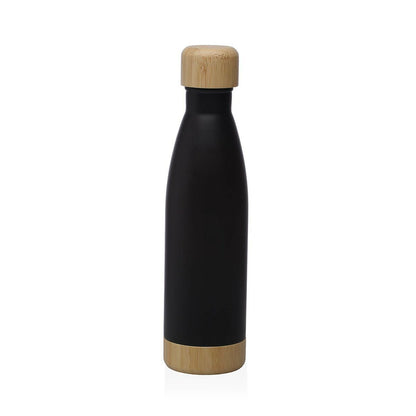Vattenflaska Versa Svart Stål 500 ml 7 x 27 x 7 cm - finns hos Aktivcamping