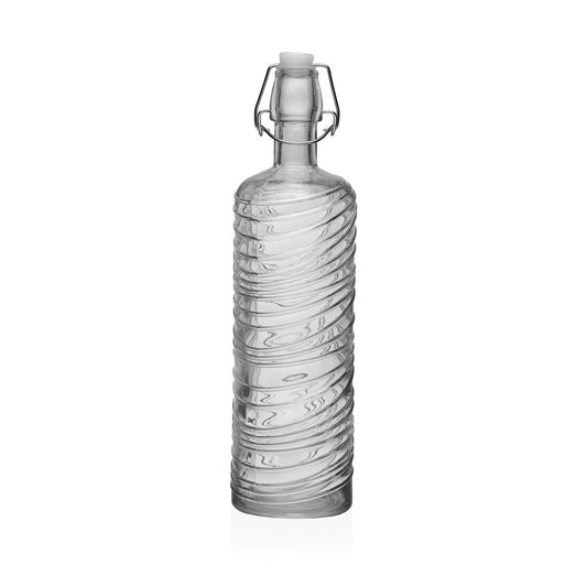 Vattenflaska Versa Transparent Glas Aluminium 1 L 8,2 X 30,6 X 8,2 CM finns hos Aktivcamping