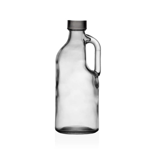 Vattenflaska Versa Transparent Glas Aluminium finns hos Aktivcamping