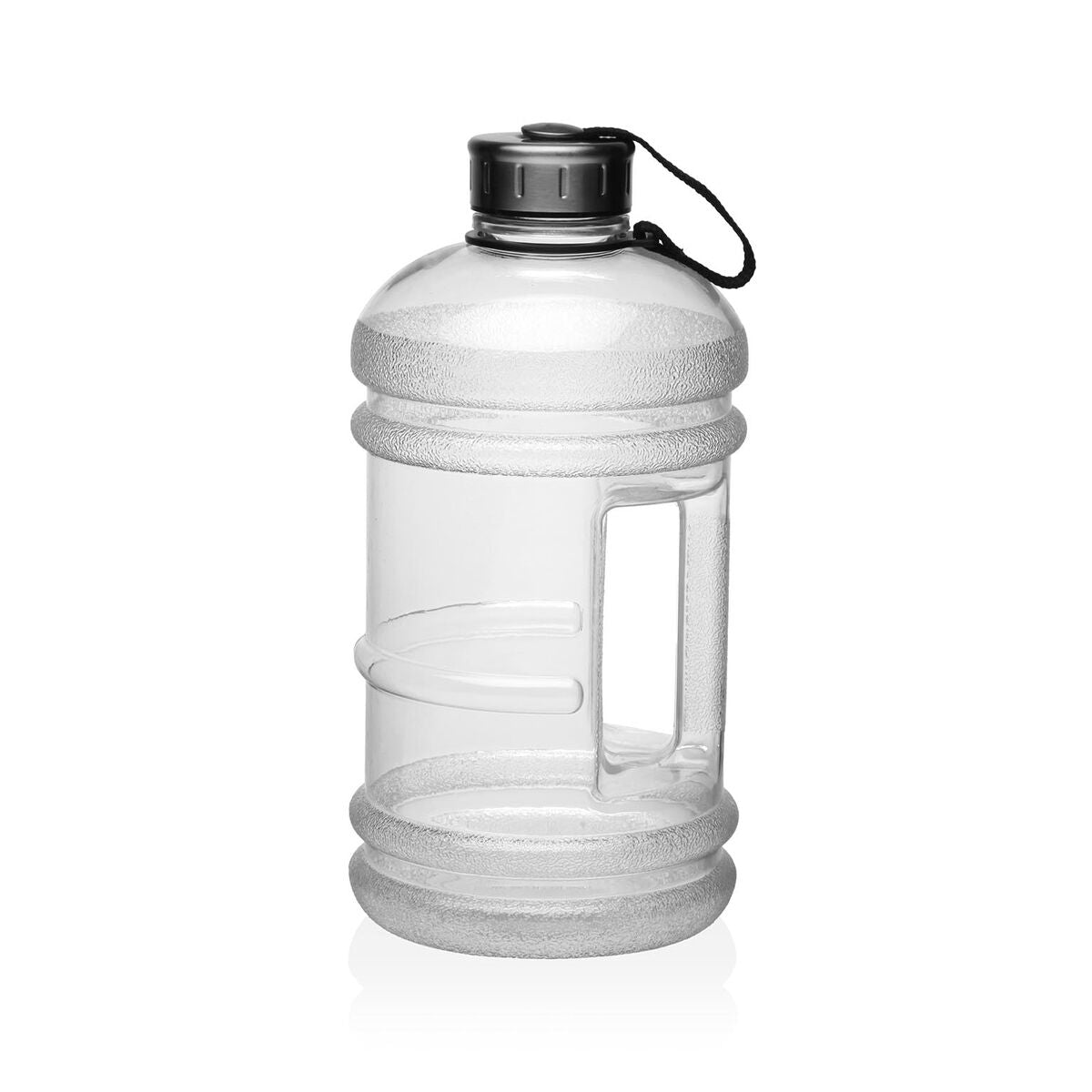 Vattenflaska Versa Transparent Silikon Rostfritt stål Polyetylen Stål polystyren Tereftalatpolyeten (PET) 2 L 13 x 26 x 13 cm - finns hos Aktivcamping