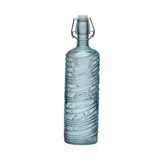 Vattenflaska Versa Turkos Glas Aluminium 1 L 8,2 X 30,6 X 8,2 CM finns hos Aktivcamping