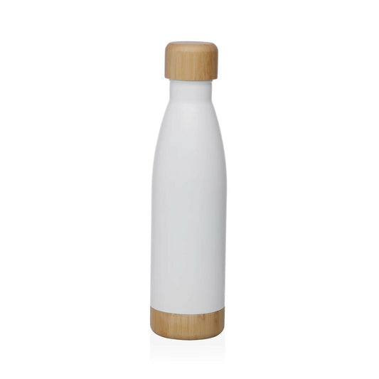 Vattenflaska Versa Vit Stål 500 ml 7 x 27 x 7 cm finns hos Aktivcamping