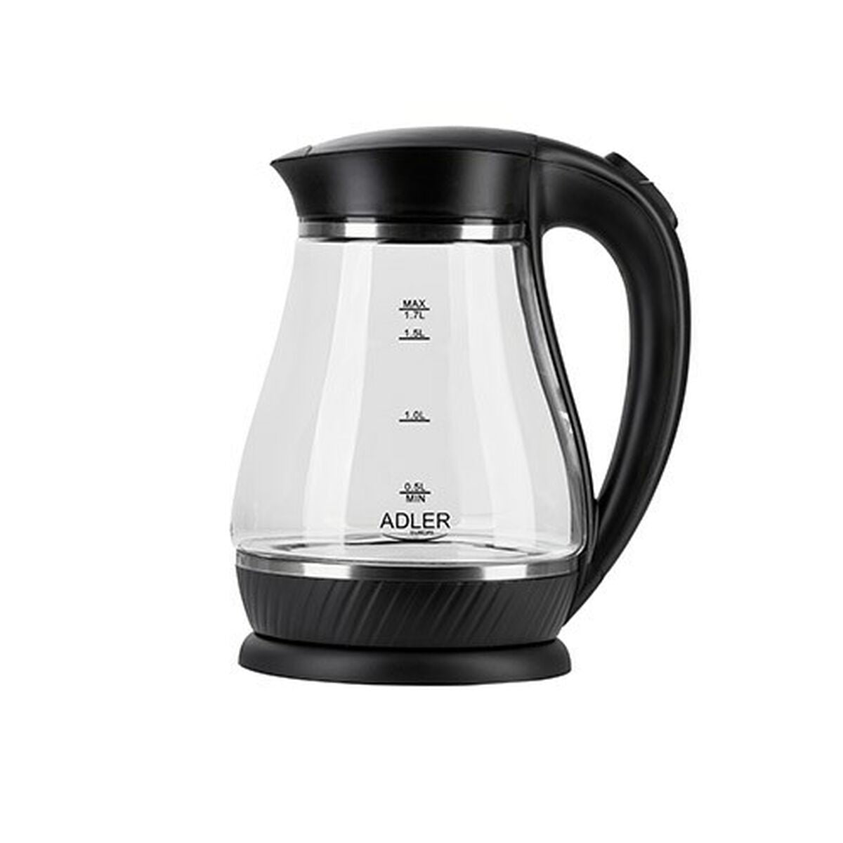 Vattenkokare Adler AD 1274 2200 W 1,7 L Svart Rostfritt stål finns hos Aktivcamping