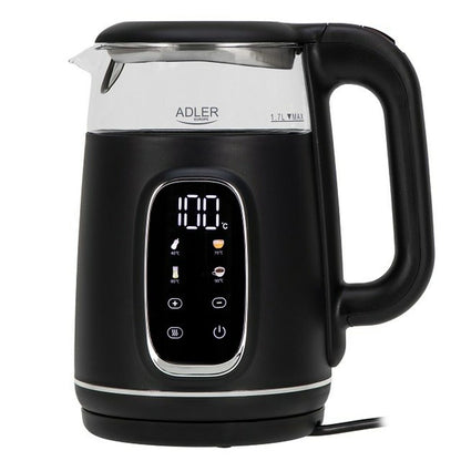 Vattenkokare Adler AD 1305bs Svart Silvrig 2200 W 1,7 L finns hos Aktivcamping