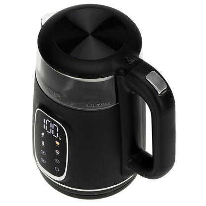 Vattenkokare Adler AD 1305bs Svart Silvrig 2200 W 1,7 L finns hos Aktivcamping