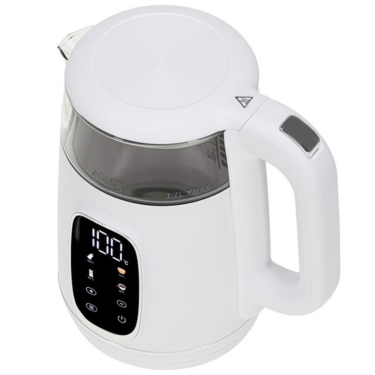 Vattenkokare Adler AD 1305ws Vit Silvrig 2200 W 1,7 L finns hos Aktivcamping