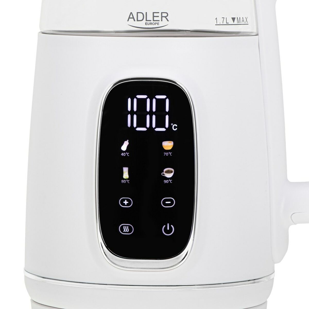 Vattenkokare Adler AD 1305ws Vit Silvrig 2200 W 1,7 L finns hos Aktivcamping