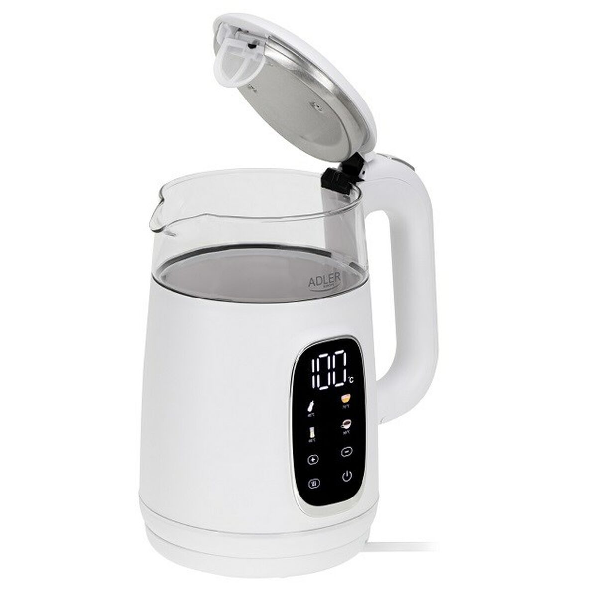 Vattenkokare Adler AD 1305ws Vit Silvrig 2200 W 1,7 L finns hos Aktivcamping