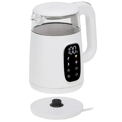 Vattenkokare Adler AD 1305ws Vit Silvrig 2200 W 1,7 L finns hos Aktivcamping