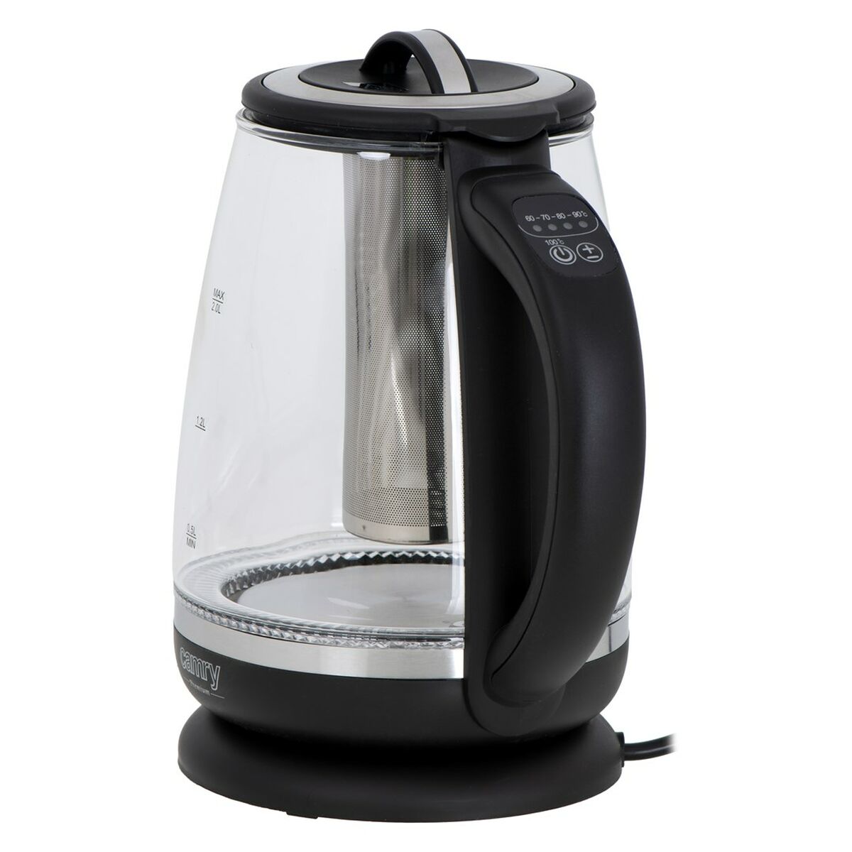 Vattenkokare Adler CR 1290 Svart Glas 2200 W 2 L finns hos Aktivcamping
