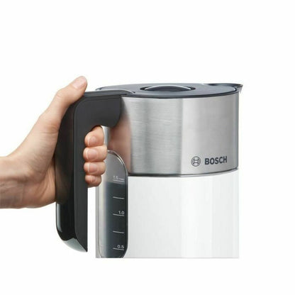 Vattenkokare BOSCH TWK8611P 2400 W Vit Grå Antracitgrå plástico,acero inoxidable 2400 W 1,5 L finns hos Aktivcamping