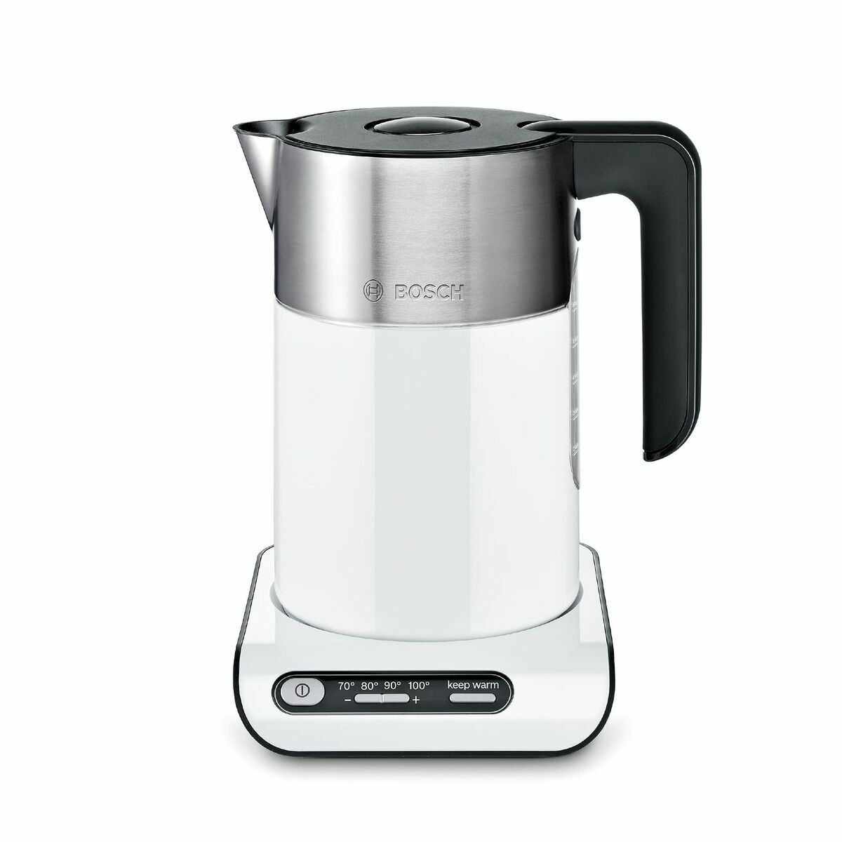 Vattenkokare BOSCH TWK8611P 2400 W Vit Grå Antracitgrå plástico,acero inoxidable 2400 W 1,5 L finns hos Aktivcamping