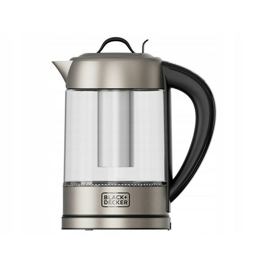 Vattenkokare Black & Decker BXKE2205E Svart Transparent Silvrig Plast 2200 W 1,7 L finns hos Aktivcamping