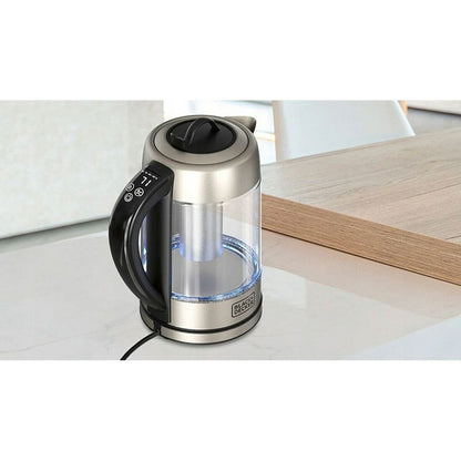 Vattenkokare Black & Decker BXKE2205E Svart Transparent Silvrig Plast 2200 W 1,7 L finns hos Aktivcamping