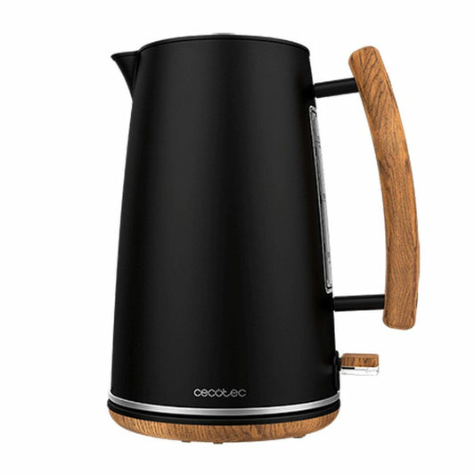 Vattenkokare Cecotec ThermoSense 400 Black Woody Svart Rostfritt stål 3000 W 1,7 L - finns hos Aktivcamping