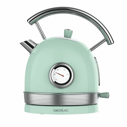 Vattenkokare Cecotec Thermosense 420 Vintage Light Green 1,8 L 2200 W Rostfritt stål finns hos Aktivcamping