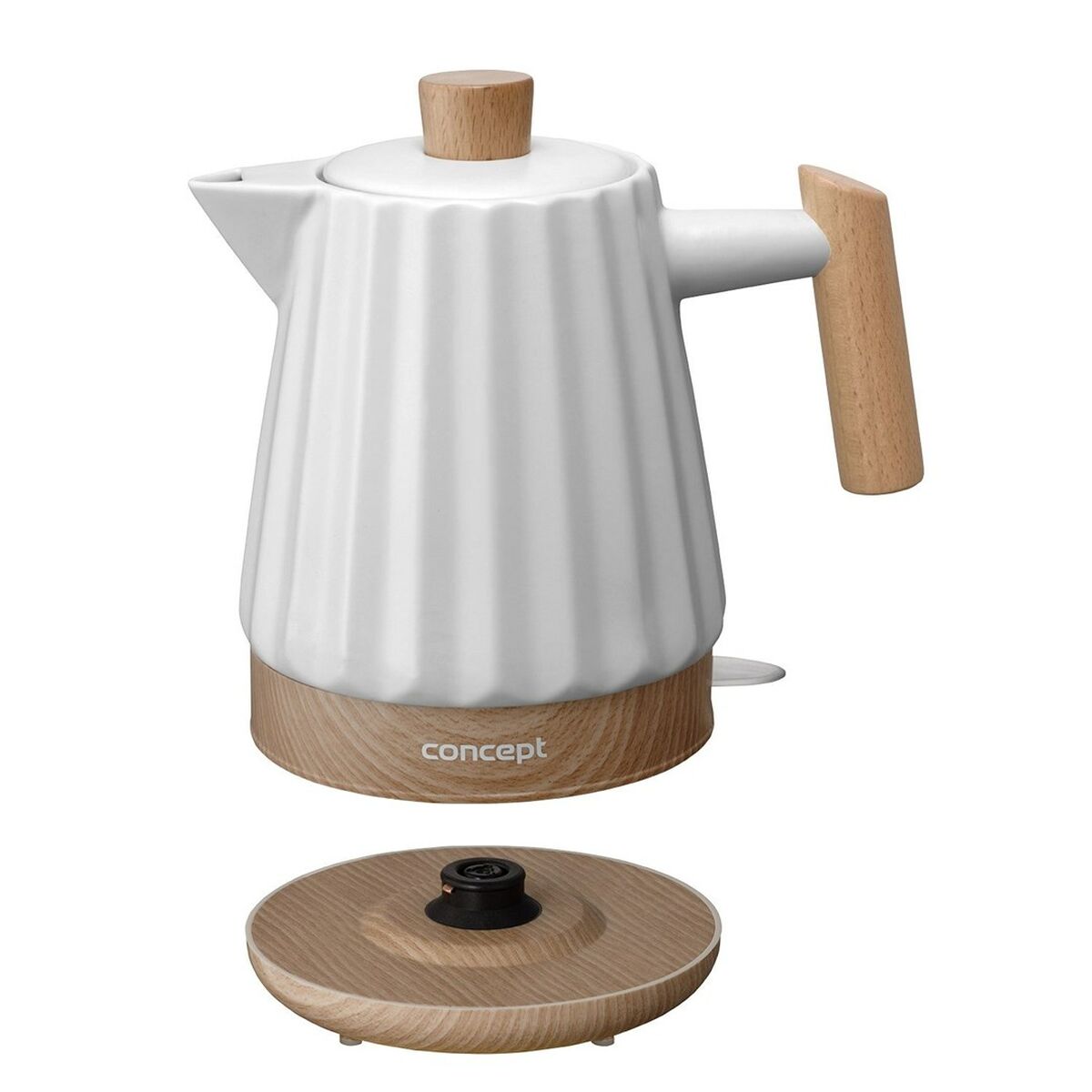 Vattenkokare Concept RK0090 Vit Keramisk 1500 W 1,5 L finns hos Aktivcamping
