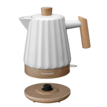 Vattenkokare Concept RK0090 Vit Keramisk 1500 W 1,5 L finns hos Aktivcamping