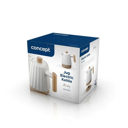 Vattenkokare Concept RK0090 Vit Keramisk 1500 W 1,5 L finns hos Aktivcamping