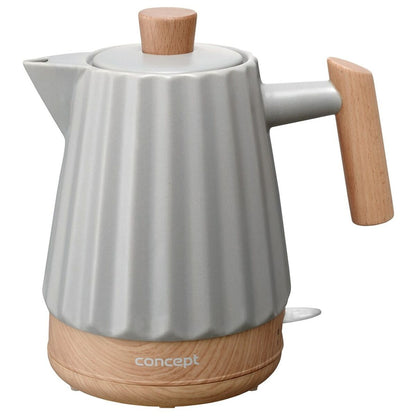 Vattenkokare Concept RK0091 Ljusgrå Keramisk 1500 W 1,5 L finns hos Aktivcamping