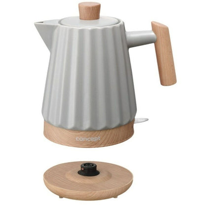 Vattenkokare Concept RK0091 Ljusgrå Keramisk 1500 W 1,5 L finns hos Aktivcamping