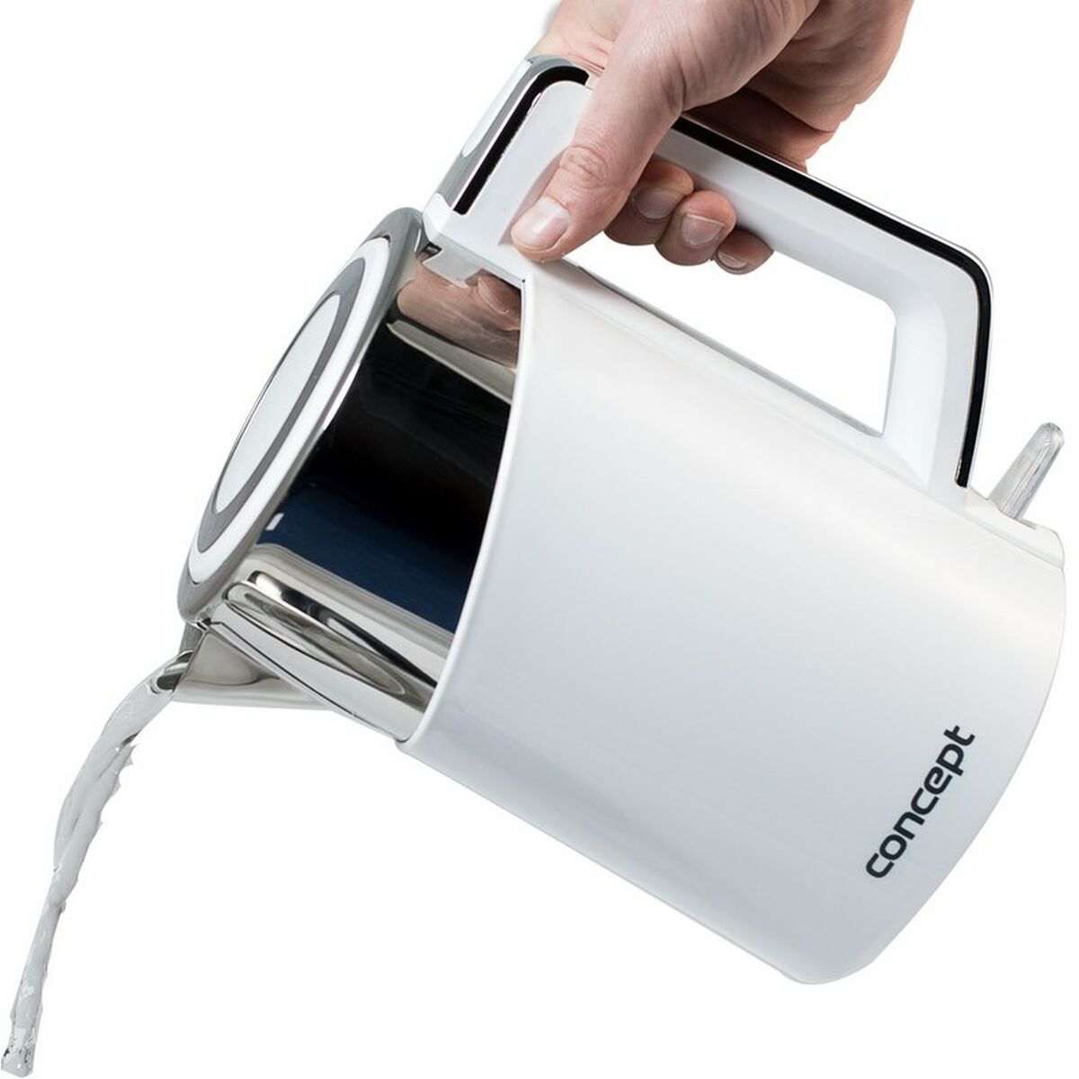 Vattenkokare Concept RK3170 Vit plástico,acero inoxidable 2200 W 1,7 L finns hos Aktivcamping