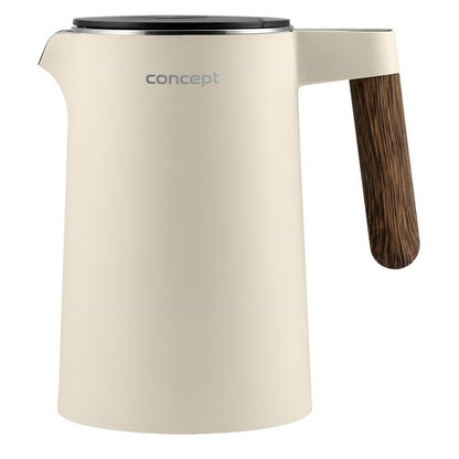 Vattenkokare Concept RK3304 Vanilj Trä 1850-2200 W 1,5 L finns hos Aktivcamping