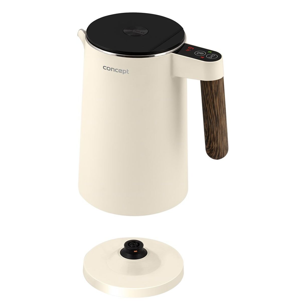 Vattenkokare Concept RK3304 Vanilj Trä 1850-2200 W 1,5 L finns hos Aktivcamping