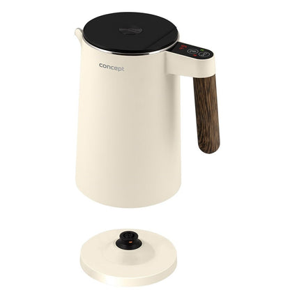 Vattenkokare Concept RK3304 Vanilj Trä 1850-2200 W 1,5 L finns hos Aktivcamping