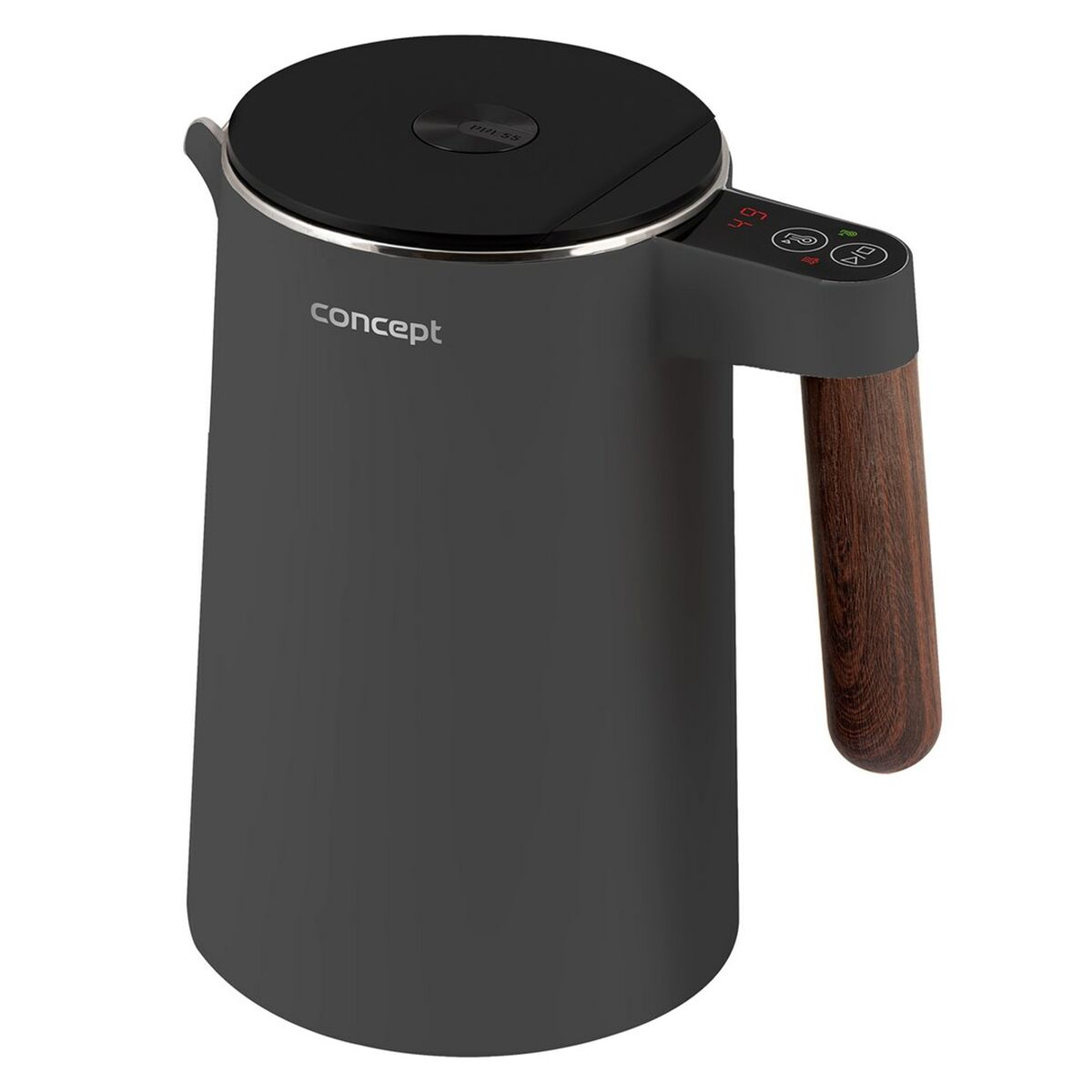 Vattenkokare Concept RK3305 Mörkgrå Trä 1850-2200 W 1,5 L finns hos Aktivcamping