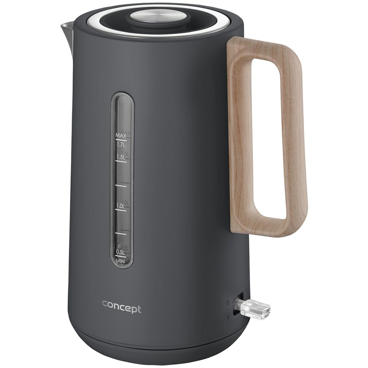 Vattenkokare Concept RK3370 Grå Rostfritt stål 1850-2200 W 1,7 L finns hos Aktivcamping